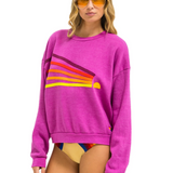 Aviator Nation - Daydream Crew Sweatshirt Relaxed - Magenta