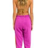 Aviator Nation - 5 Stripe Sweatpants - Magenta/Orange/Yellow