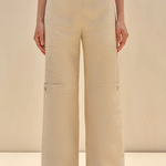 Cult Gaia Beige Beach Pant 