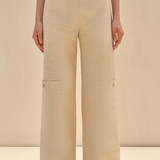 Cult Gaia Beige Beach Pant 