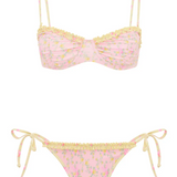 LoveShackFancy - Tallie Bikini Set - Strawberry Lemonade