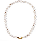 Hart - Pearl Necklace with Large Heart Charm