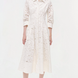 SIMKHAI - Jazz Embroidered Dress - White