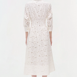 SIMKHAI - Jazz Embroidered Dress - White