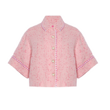 SIMKHAI - Khloe Shirt - Berry