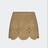 Simon Miller - Beep Beep Mini Skirt - Star Gold