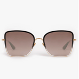 KREWE - JOLENE Sunglasses - 12K Titanium + Nightfall Mirrored