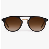 KREWE - Markle Sunglasses - Black + Black Tea