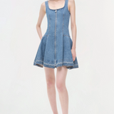 Simkhai - Eleodra Mini Dress - Zanpa Denim