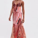 PatBO - Papillon Maxi Gown - Orange