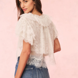 LoveShackFancy - Vienne Top - Ivory