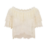 LoveShackFancy - Vienne Top - Ivory