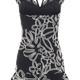 PatBO - Asas Linen Butterfly Mini Dress - Black