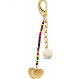 JURATE LA - Uptown Girl Pearl and Gold Bag Charm