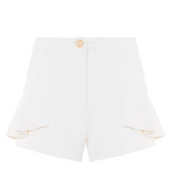 PatBo - Breeze Jacquard Flutter Short - Off White