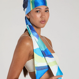 Eugenia Kim - Gigi Satin Headscarf - Blue