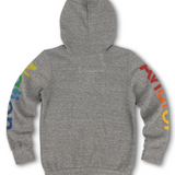 Aviator Nation - Aviator Nation Kids Zip Hoodie - Heather Grey