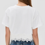 LoveShackFancy - Karolin Tee - White