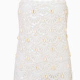 LoveShackFancy - Lamont Mini Dress - Ecru