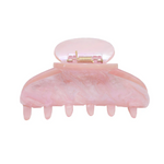 pink clip on a white background