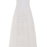 PatBo - Rhythmic Lace Midi Dress - Off White