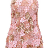 LoveShackFancy - Aleria Dress - Rose Gold