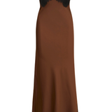 Iridia Dress Chocolate Brown