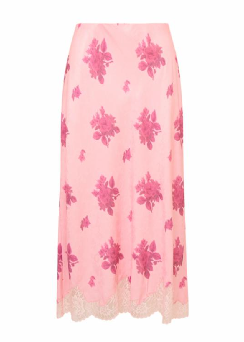 pink berrywood midi skirt from loveshackfancy