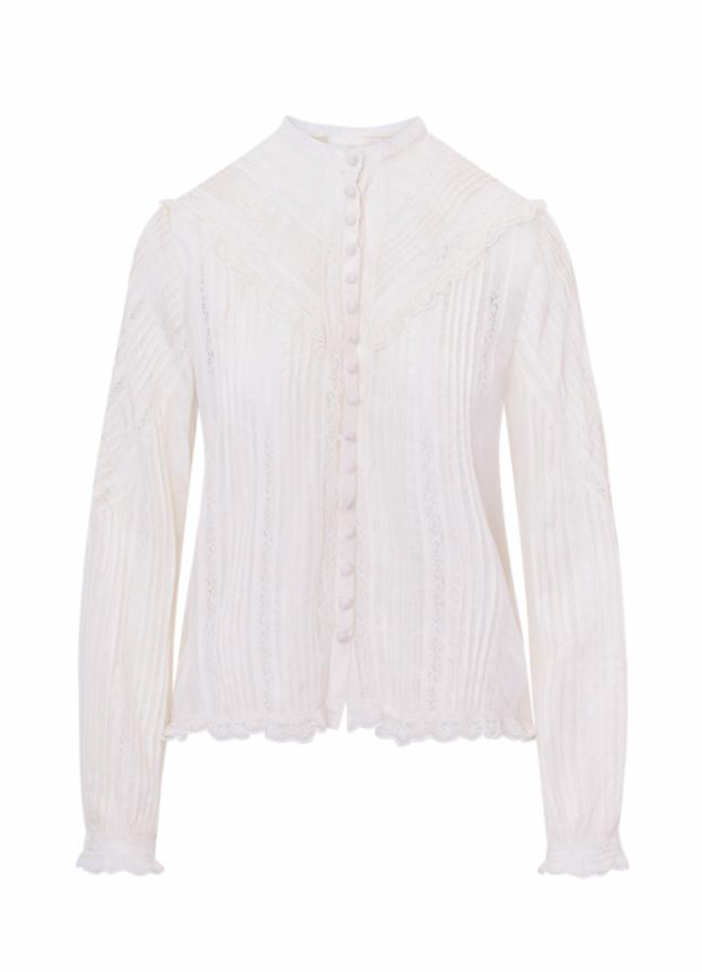 aralina white blouse