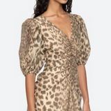 Sea New York - CLAUDE PRINT MIDI DRESS - Cream