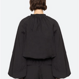 Sea New York - WILLOW WRINKLED SUITING BUBBLE TOP - Black