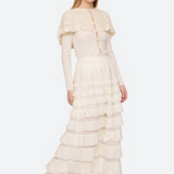 Sea New York - NARA CROCHET CARDIGAN - Cream