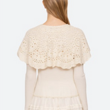 Sea New York - NARA CROCHET CARDIGAN - Cream