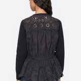 Sea New York - SHANNA LACE CARDIGAN - Black