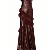 LoveShackFancy - Rialto Dress - Bordeaux