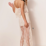 LoveShackFancy - Zhanya Lace Top - Ivory