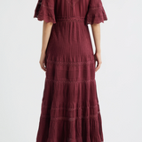 LoveShackFancy - Marlowe Maxi Dress - Spiced Berry