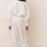 LoveShackFancy - Violin Tween Sweatpants - Artic Blush