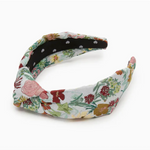 Floral patterned headband on a white background