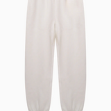 White sweatpants on a white background