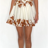 Hemant and Nandita - Short Dress With Belt - Ivory