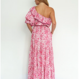 Poupette St Barth - Jay Long Dress - PINK AQUAFLORA