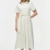 Simkhai - AUDRIA BELTED MIDI DRESS - Ivory