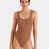 Hunza G - Domino Swim - Metallic Cocoa