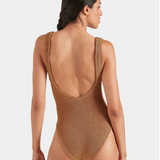 Hunza G - Domino Swim - Metallic Cocoa