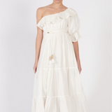 Poupette St Barth - JAY LONG DRESS - NATURAL WHITE