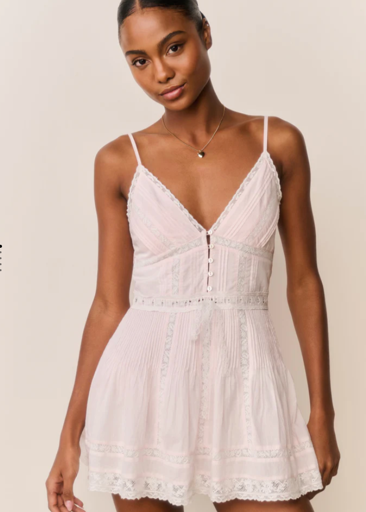 love shack fancy white lace dress Ryan Catalina Lace Maxi Dress IVORY / 00