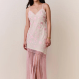 LoveShackFancy - EVALETTE DRESS - SUGAR PETAL