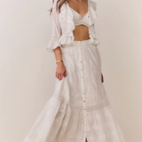 LoveShackFancy - ARAMINTA SKIRT - White