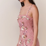 LoveShackFancy - ROSMARA DRESS - CHERRY BLOSSOM
